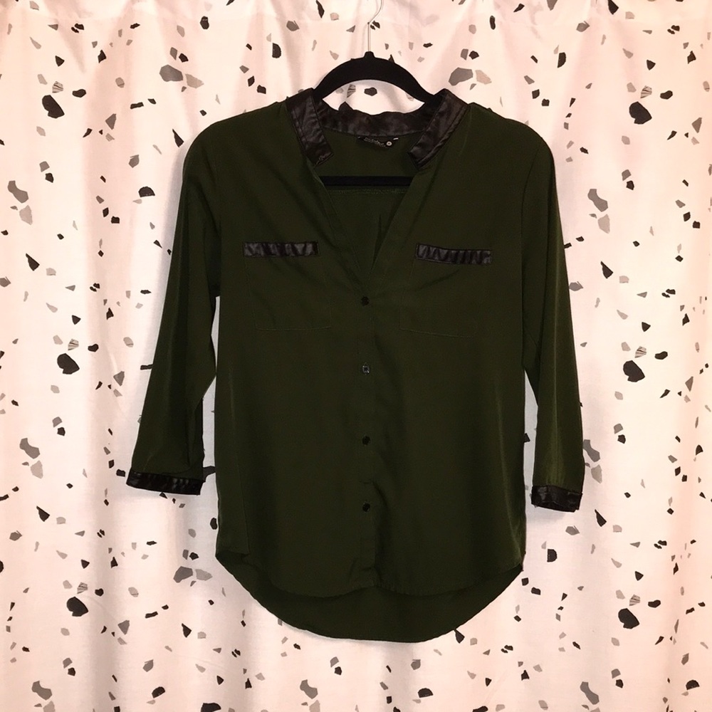 Indulge Button Down Top